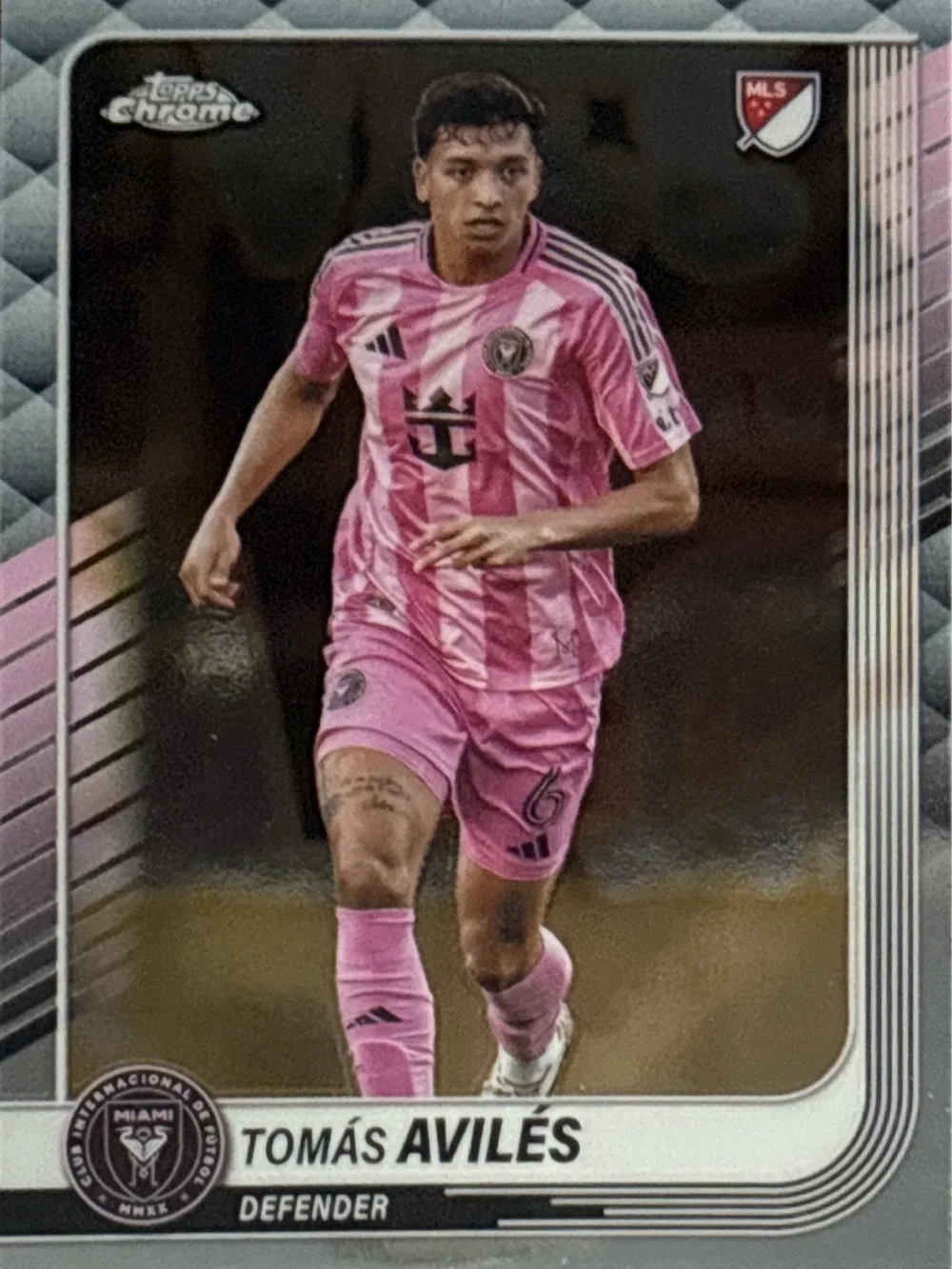 Topps Chrome Tomas Avilés  Miami CF Soccer Card
